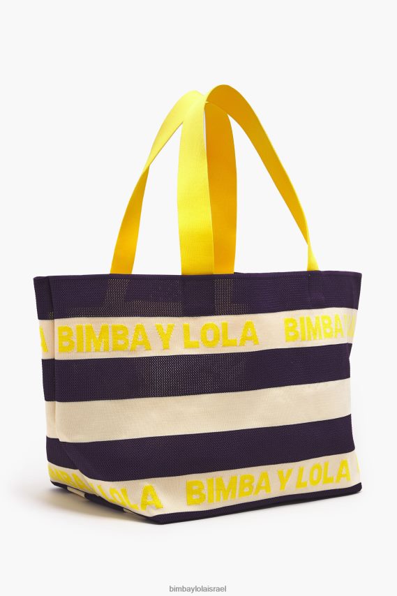 Bimba Y Lola תיק קניות סרוג X2J628127 אביזרים חיל הים